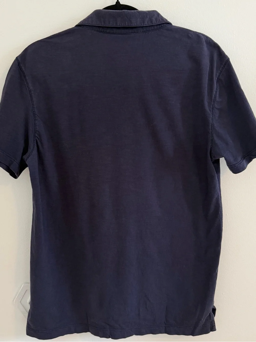 Banana Republic Men's Navy Short-Sleeve Polo